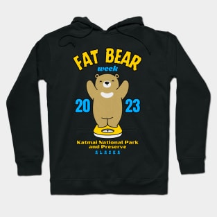 Fat Bear Week 2023 Original Aesthetic Tribute 〶 Hoodie